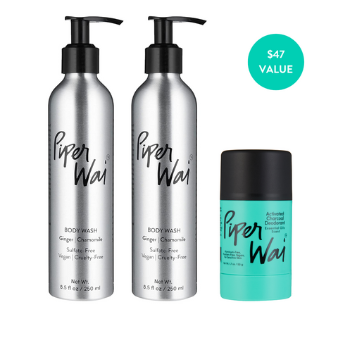 Blissful Trio | 2 Body Washes & 1 Natural Deodorant Stick