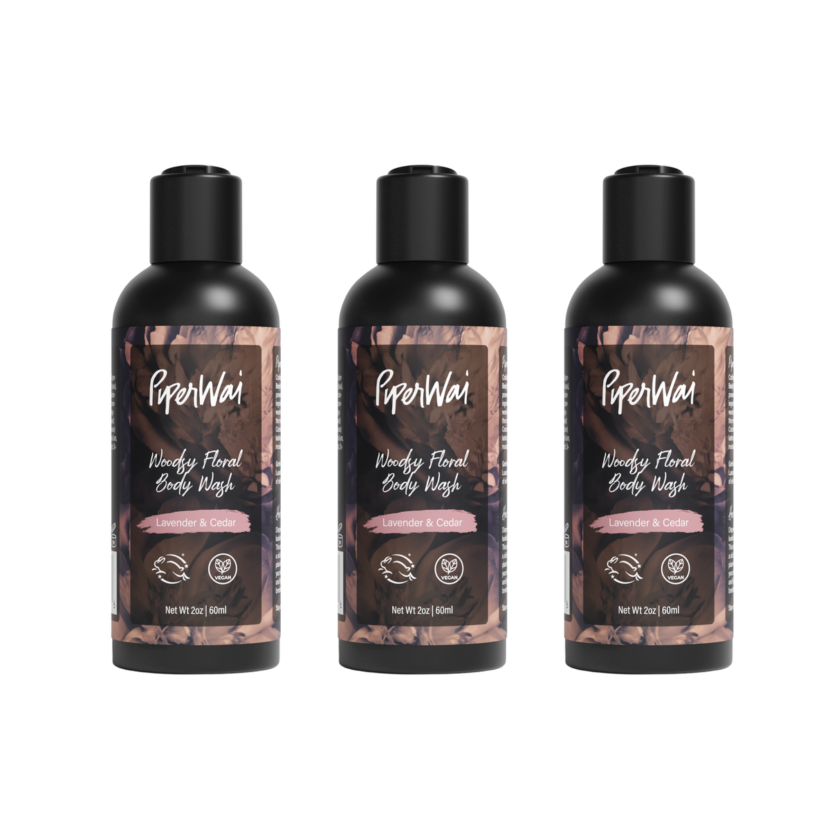 Natural Body Wash, Lavender & Cedar 2oz