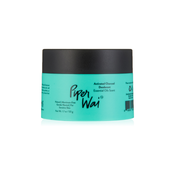 2P - 3P Natural Deodorant Cream without Aluminum, Activated Charcoal